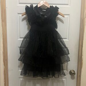 Elegant Black Kids Costume Dress